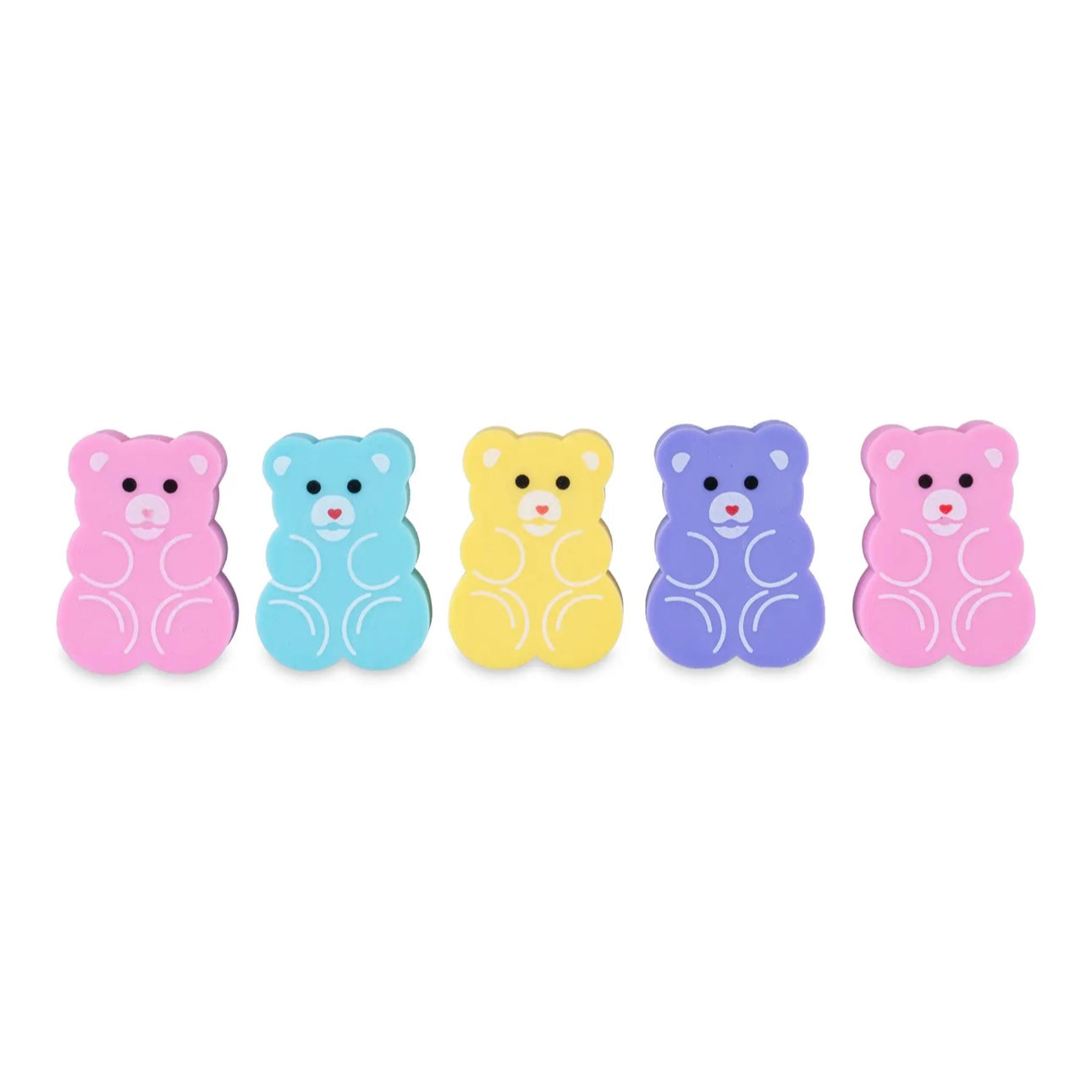 Bustina 5 mini gomme da cancellare Coccolotti