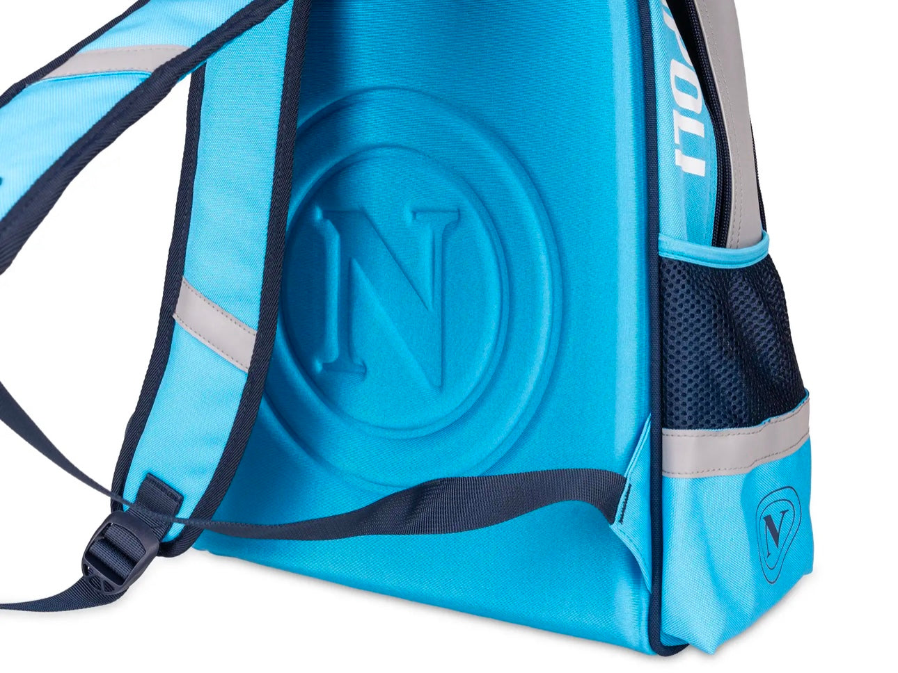 Zaino scuola SSC Napoli Azzurro con borraccia omaggio Colourbook