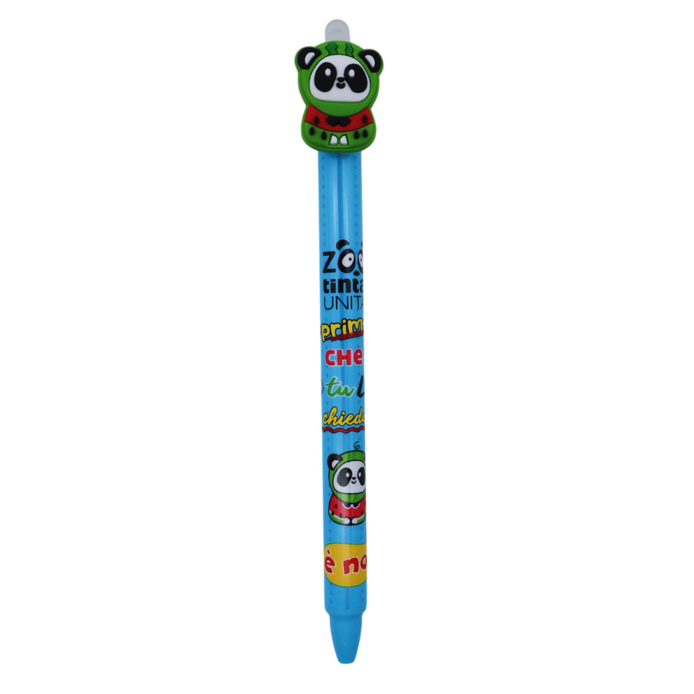 Penna Cancellabile TINTA UNITA ZOO fruit