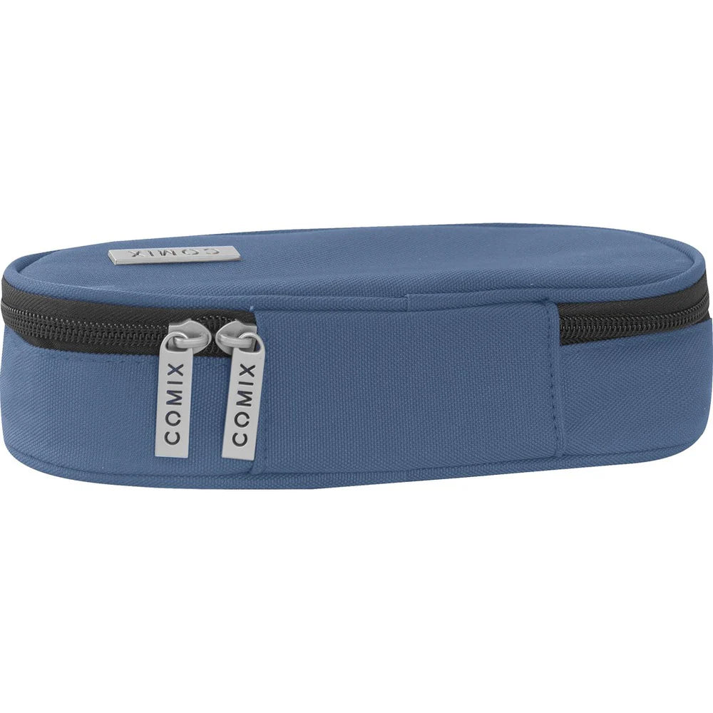 Astuccio ovale COMIX Monocolore Dusty Blu