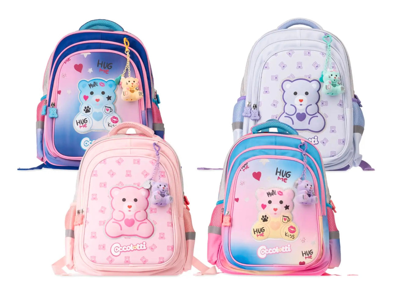 Zaino scuola Coccolotti con Coccolotto omaggio COLOURBOOK
