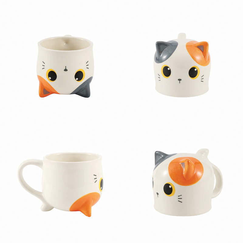 Tazza Flip Mug Gatto Arancio - Itotal