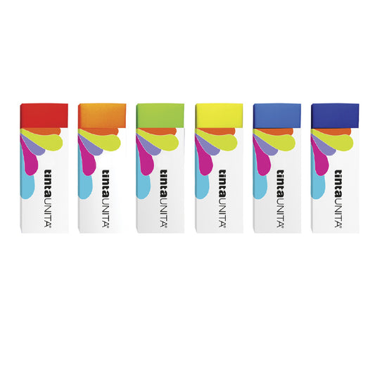 Gomma da cancellare colorata TINTA UNITA