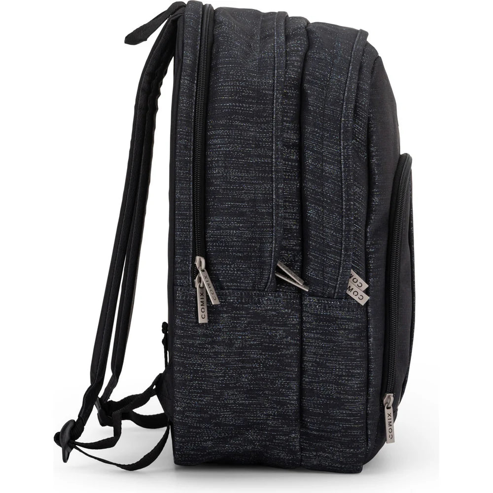 Zaino organizzato COMIX Lurex Nero