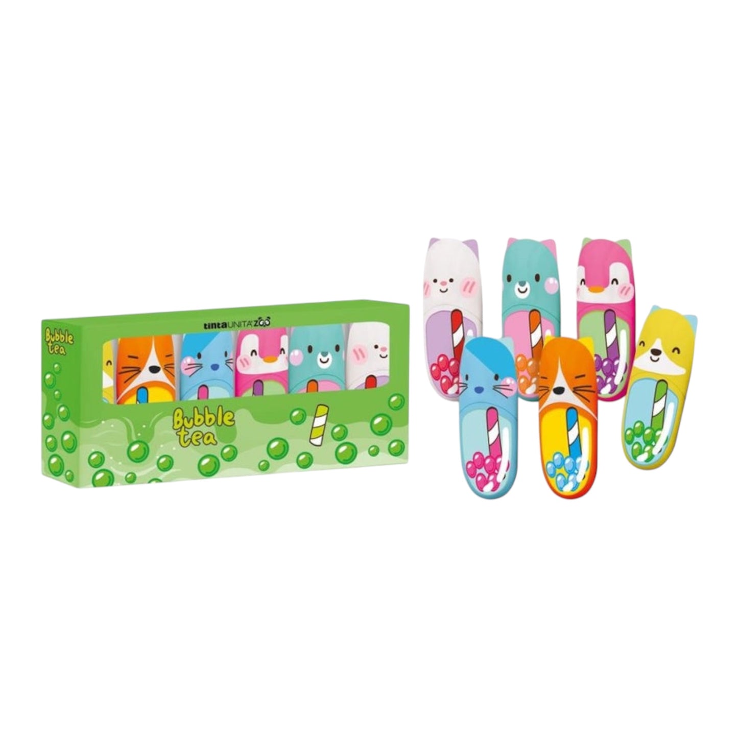 Set Mini Evidenziatori - Tinta Unita Bubble Tea