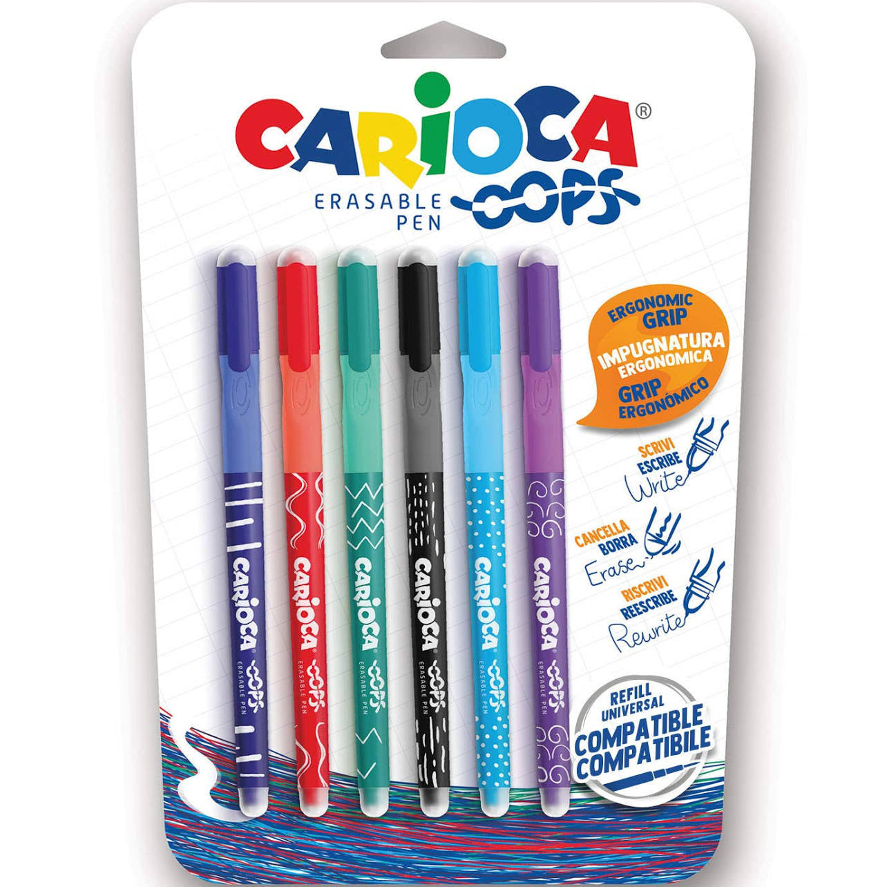 Penne Cancellabili Carioca Oops