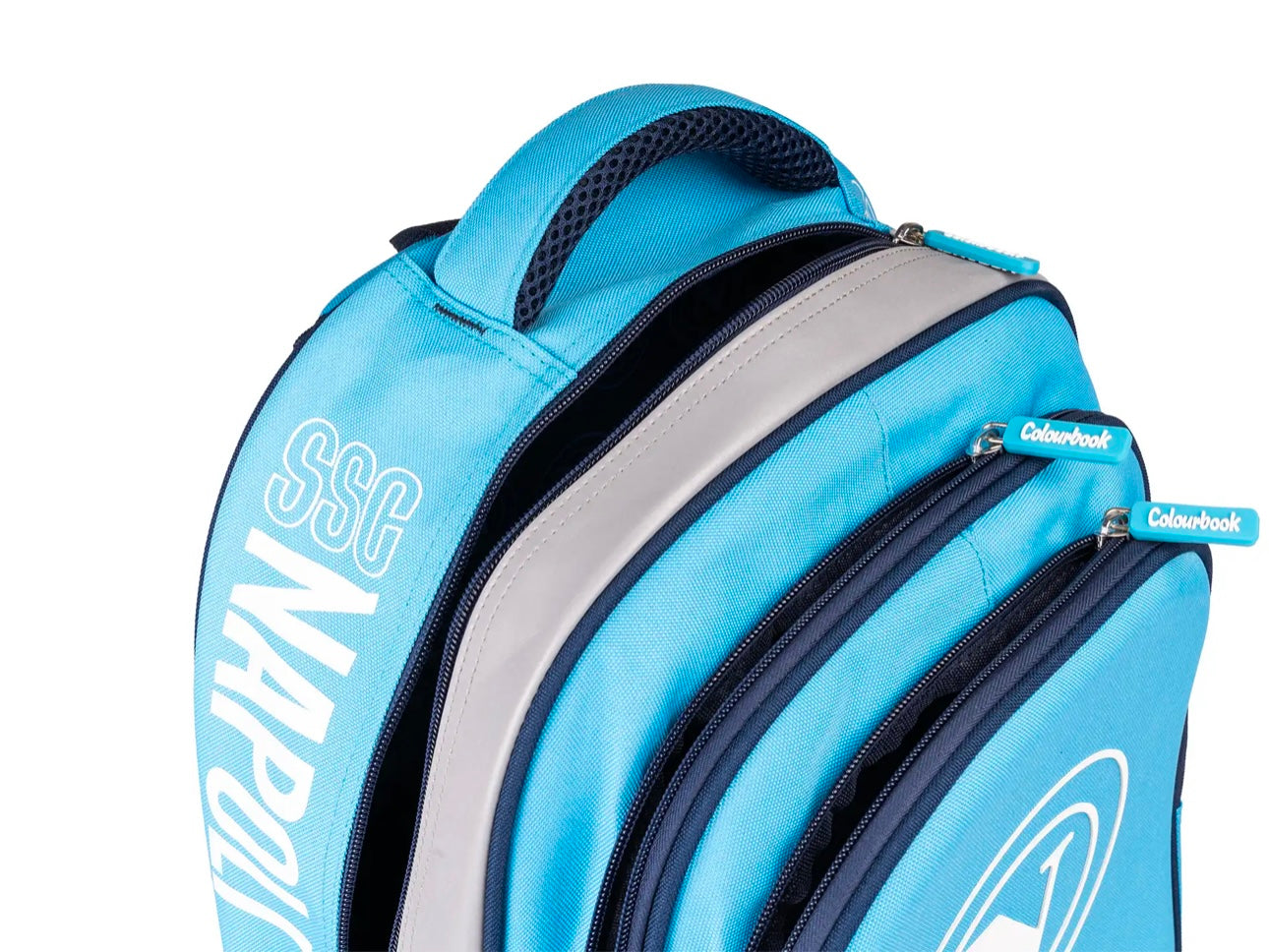 Zaino scuola SSC Napoli Azzurro con borraccia omaggio Colourbook