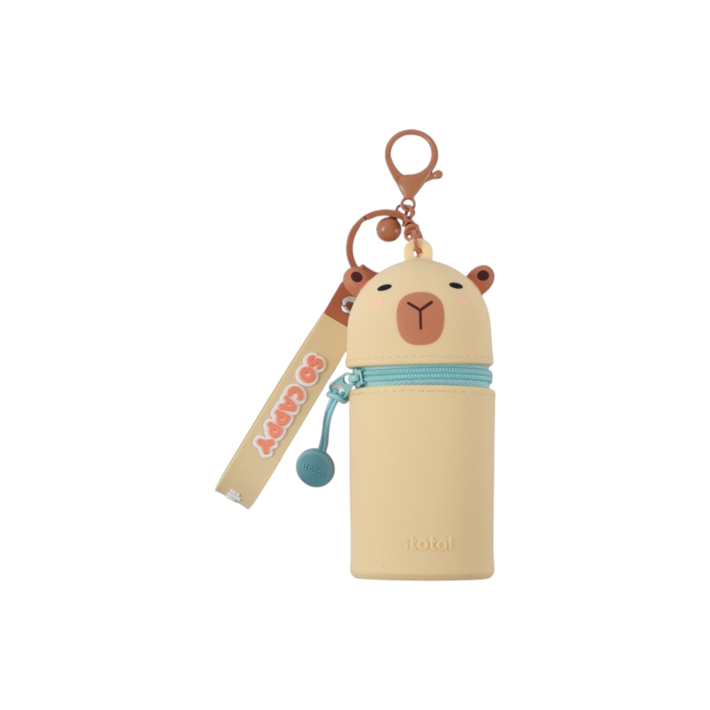 Portachiavi con Custodia in Silicone Capybara - Itotal