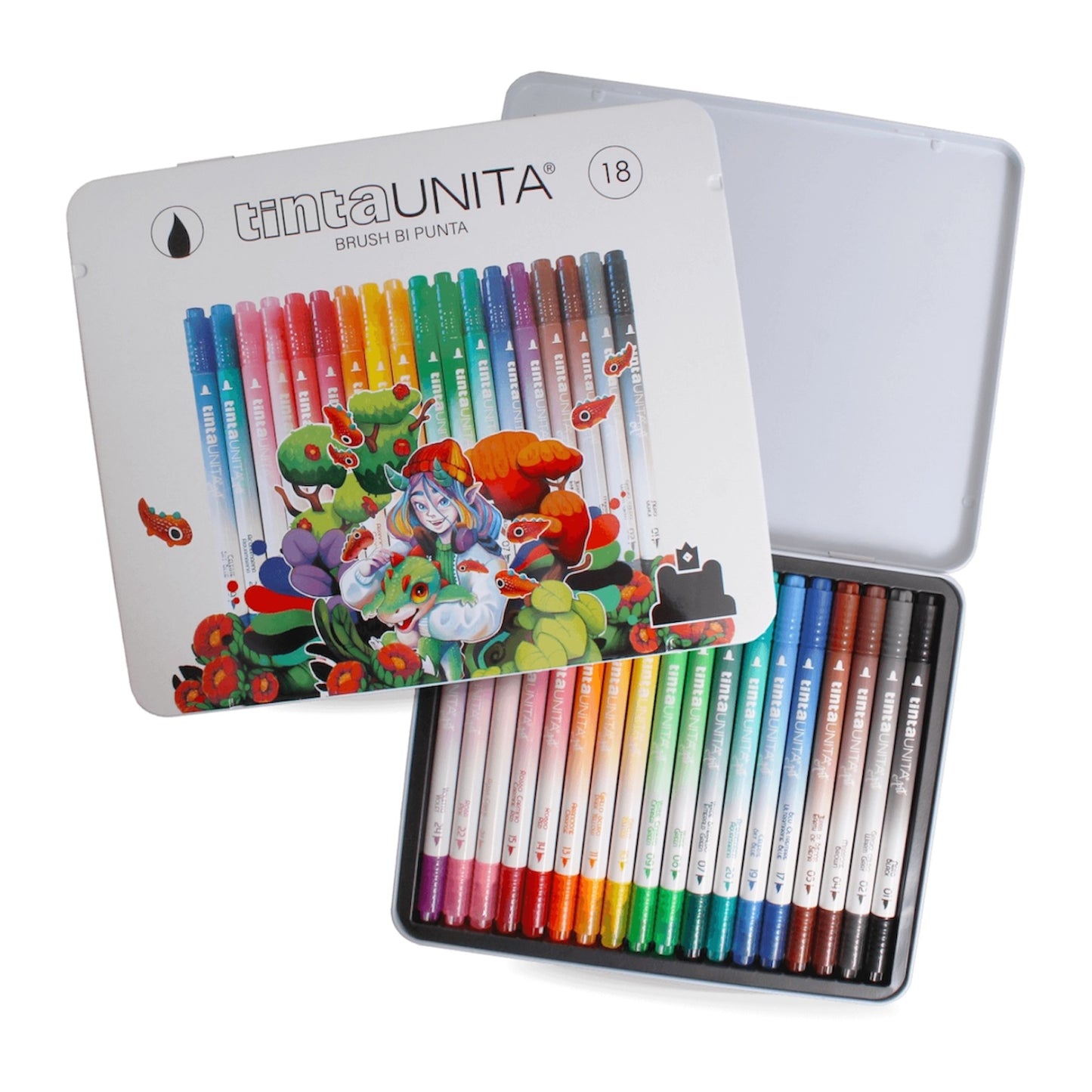 Metal Box Brush Fraffrog Special Edition - Tinta Unita