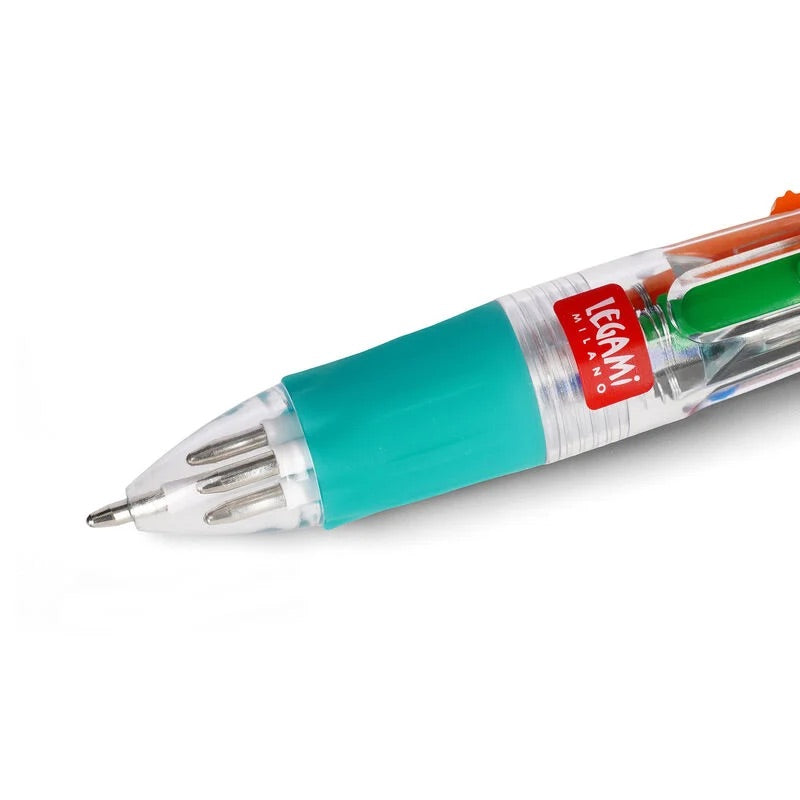 Mini Penna a Sfera 4 Colori - Mini Magic Rainbow Dino LEGAMI