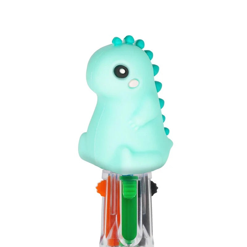 Mini Penna a Sfera 4 Colori - Mini Magic Rainbow Dino LEGAMI