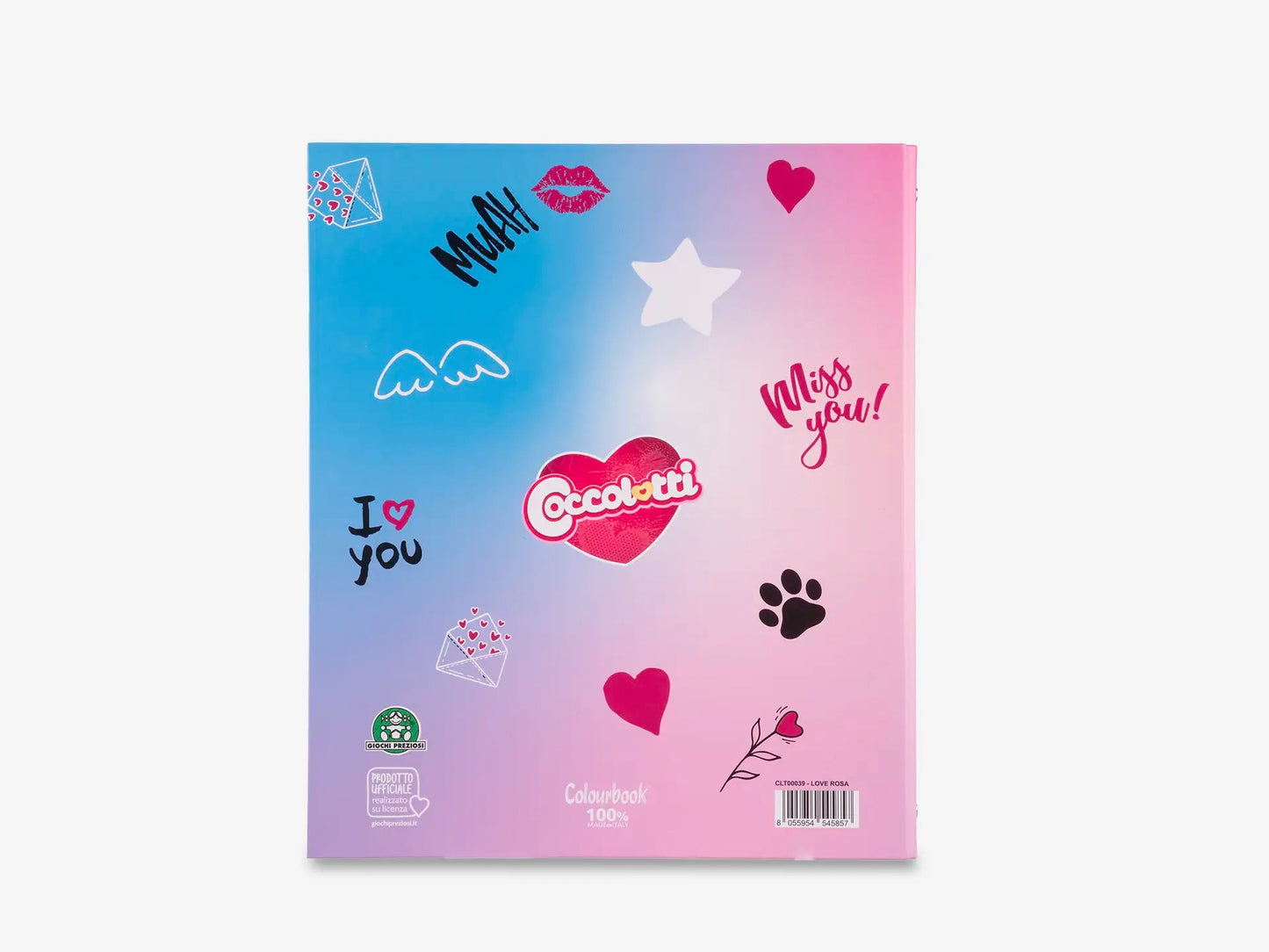 Raccoglitore ad anelli A4 Coccolotti Love&Tell