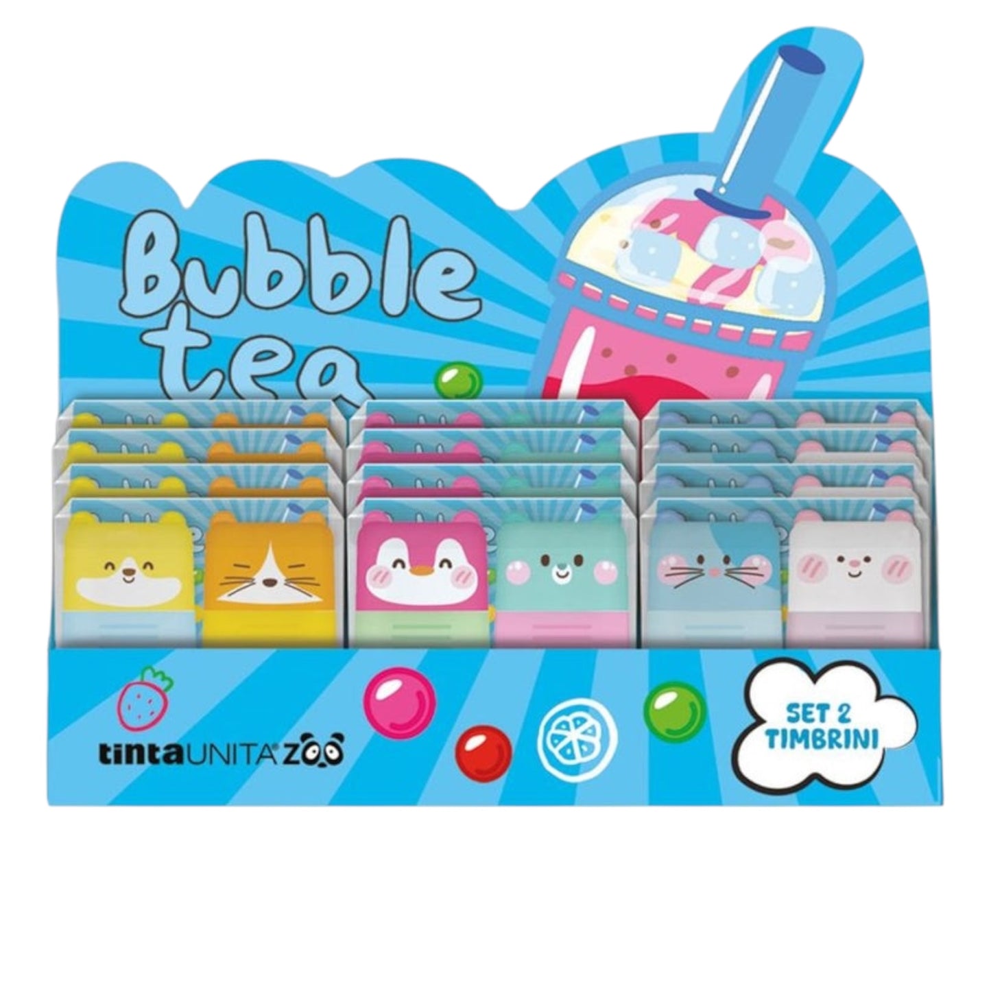 Set 2 Timbrini - Tinta Unita Bubble Tea