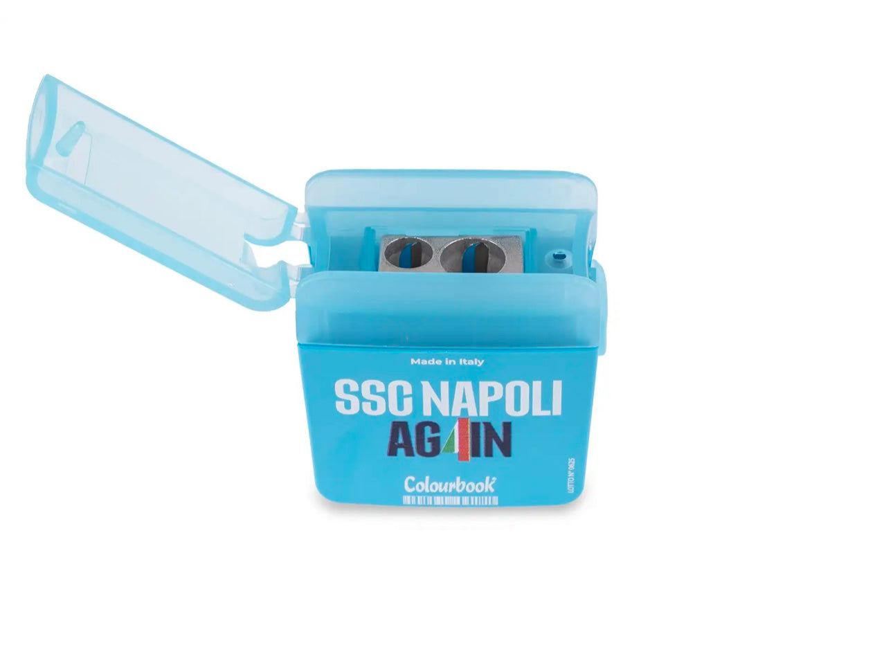 Temperamatite 2 fori con serbatoio SSC Napoli Again Colourbook