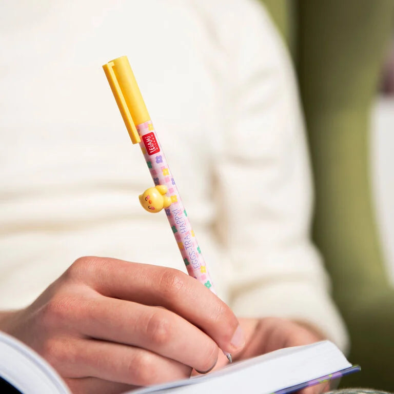 Set di 2 Penne Gel con Animaletto Decorativo - Lovely Friends - Hoppy Easter