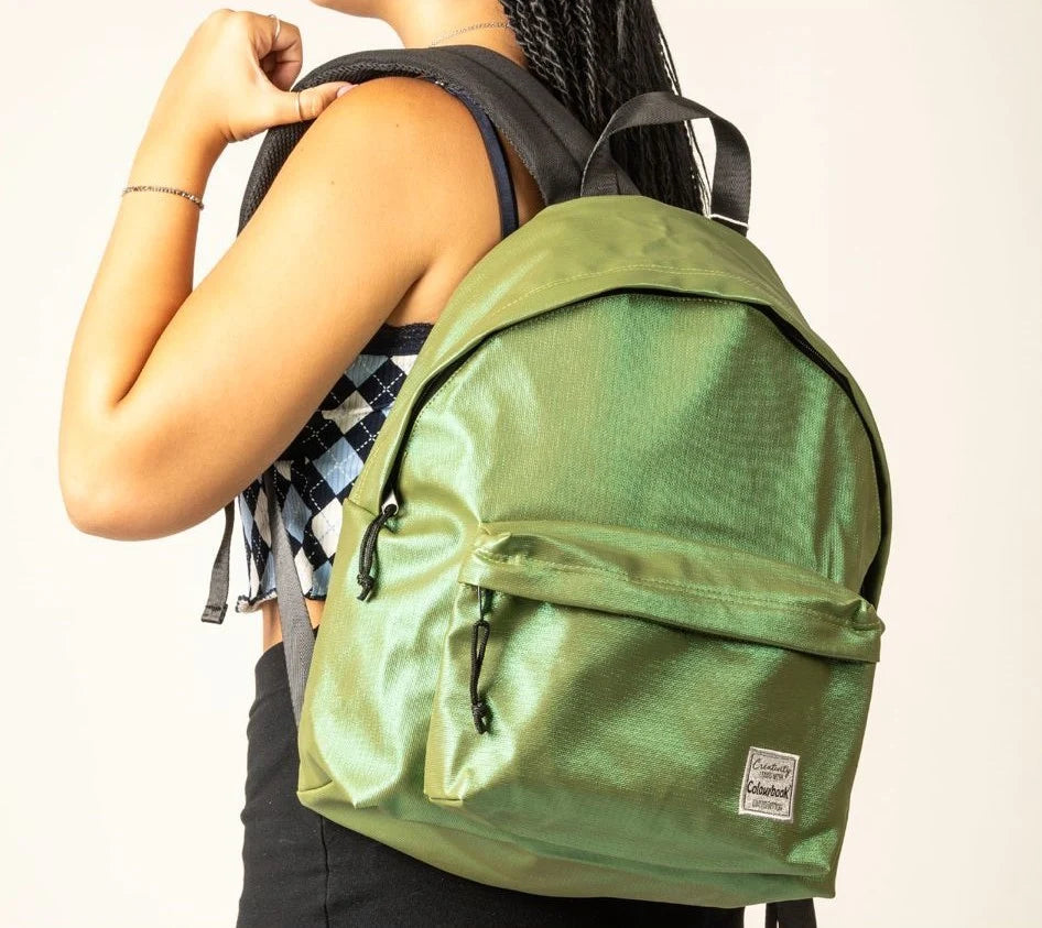 Zaino Shine Verde - Colourbook