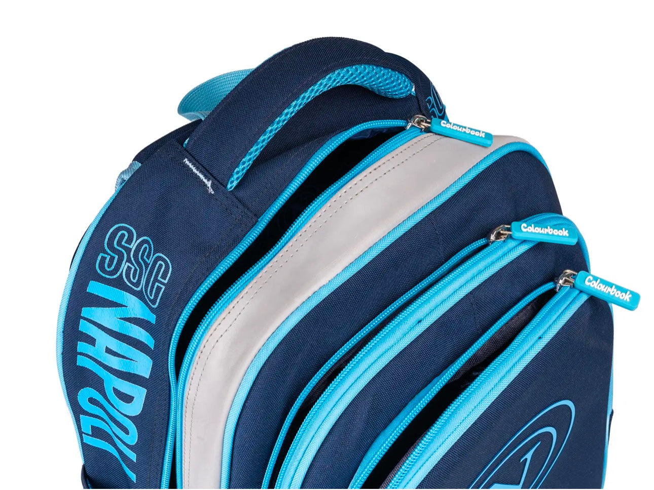 Zaino scuola SSC Napoli Dark Blue con borraccia omaggio Colourbook