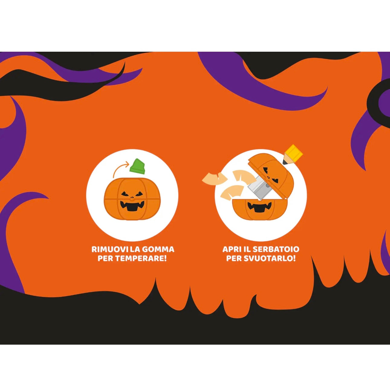 Temperino Halloween 1 foro con serbatoio