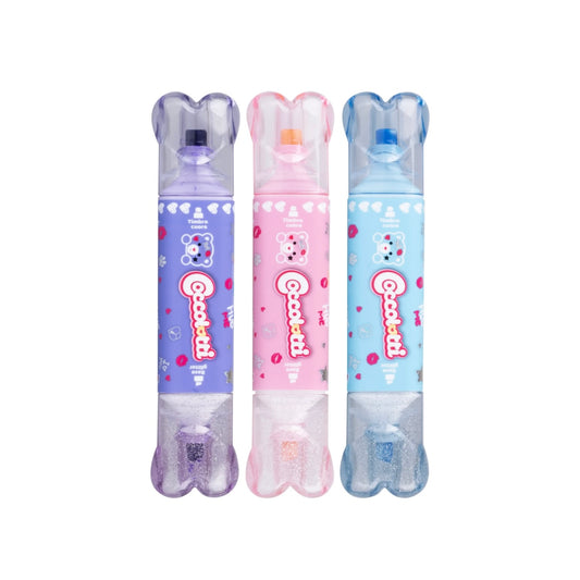 Set 3 evidenziatori con timbro Coccolotti