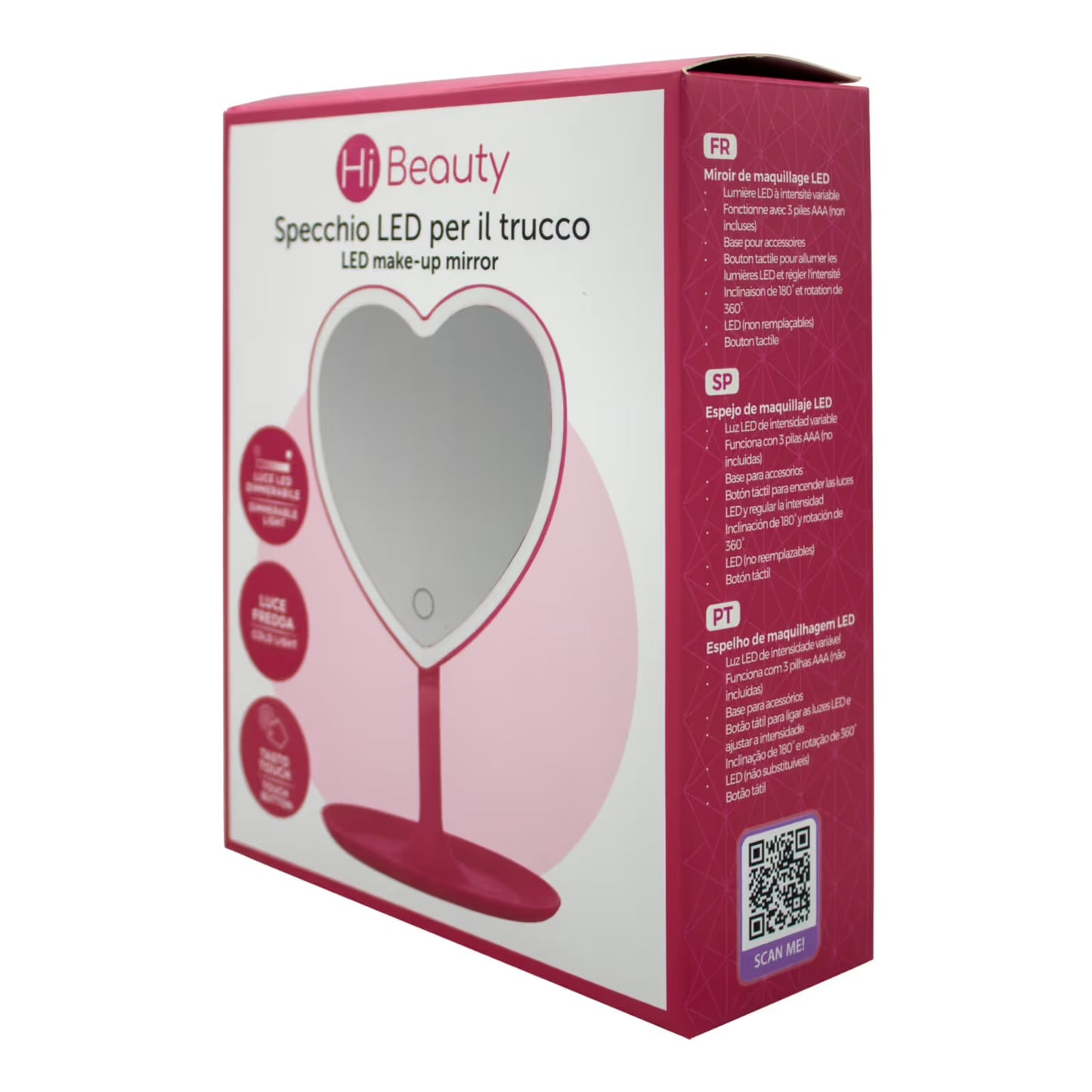 Specchio Led Make Up - Hi Beauty