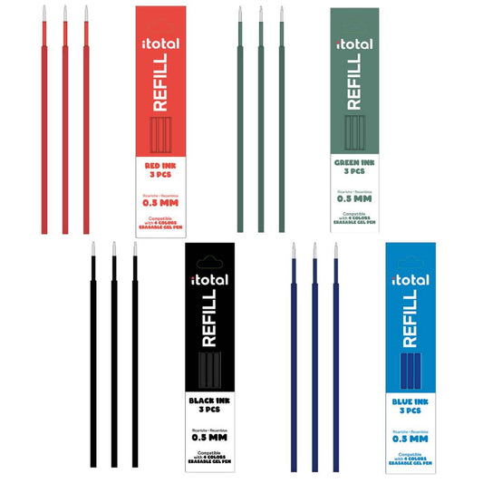 Refill Penna Cancellabile Itotal 3 pezzi