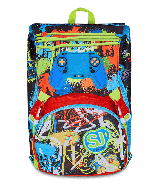 ZAINO SJ ESTENSIBILE BIG - GAME LED BOY
