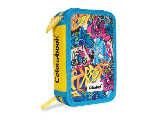 Astuccio 3 zip Graphity Colourbook