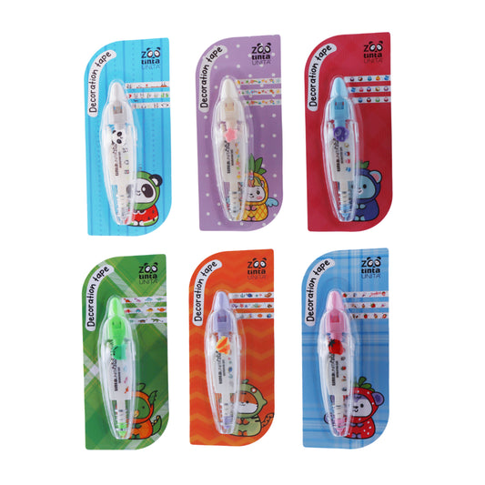 Decor Tape Tinta Unita Zoo Fruit