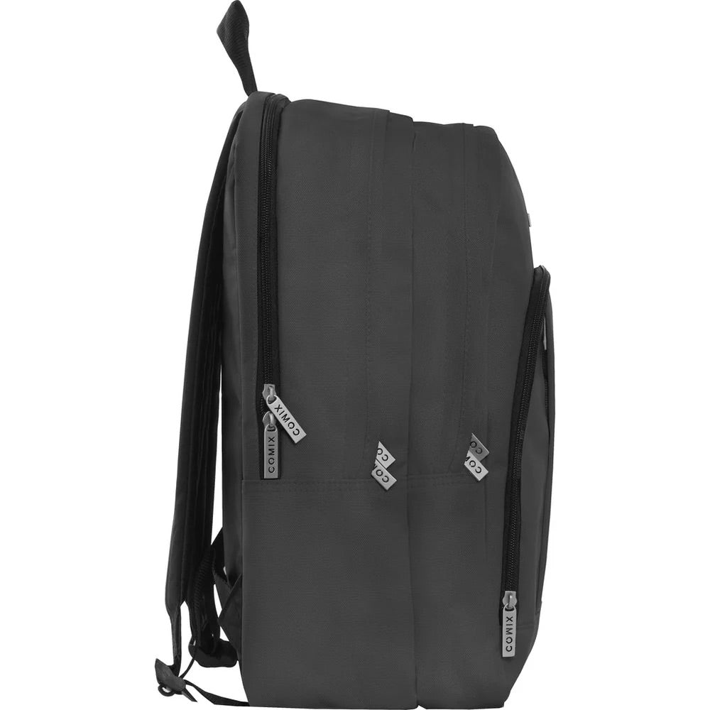Zaino Organizzato COMIX Monocolore Nero