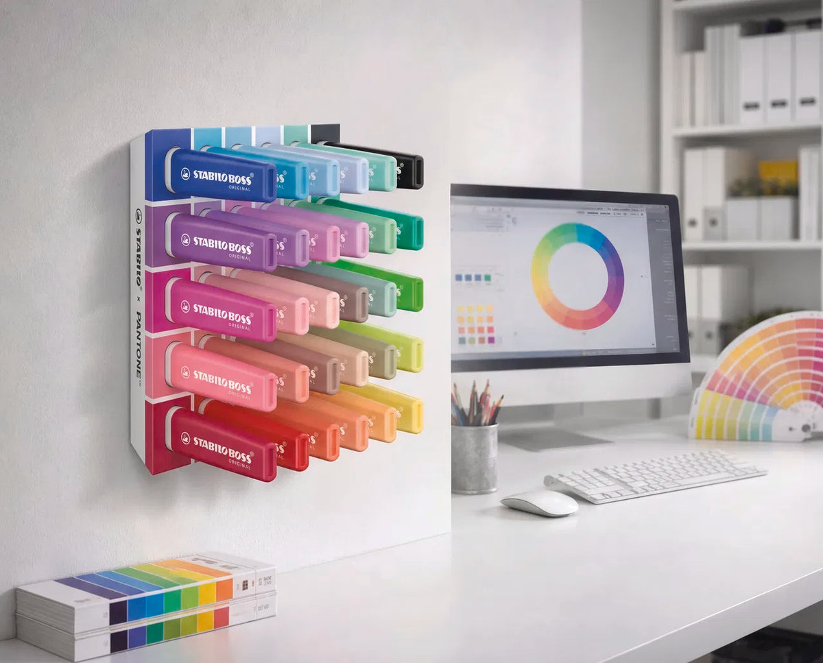 Set 30 Evidenziatori Stabilo Boss X Pantone