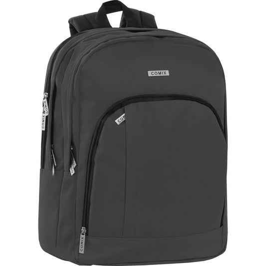 Zaino Organizzato COMIX Monocolore Nero