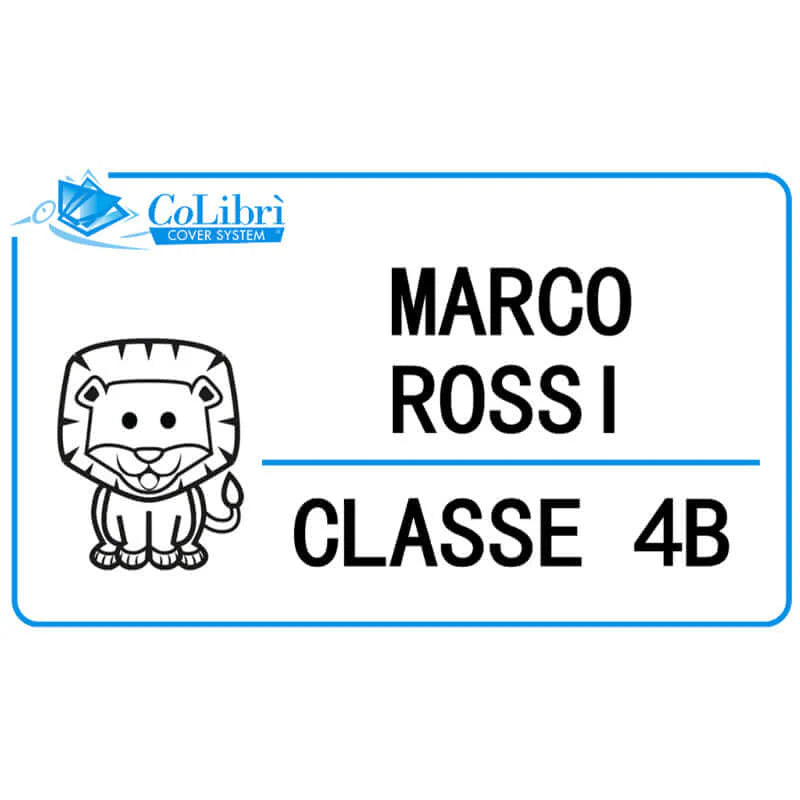 Set 20 Etichette Adesive Personalizzate con Nome - CoLibrì