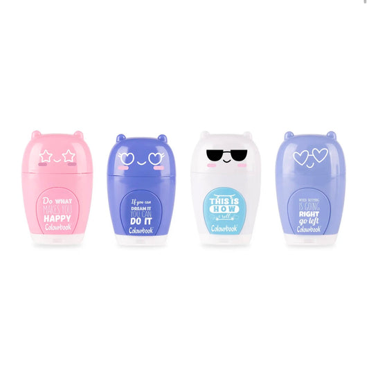 Temperamatite 2 fori con gomma Loola Abstract