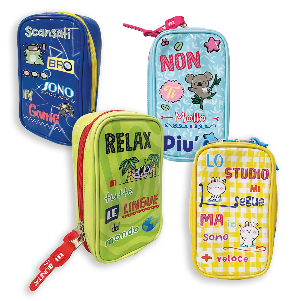 Astuccio 3zip Borsellino Young People Teen 2024 3D completo colori e cancelleria Astuccio 3zip Borsellino Young People Teen 2024 3D completo colori e cancelleria