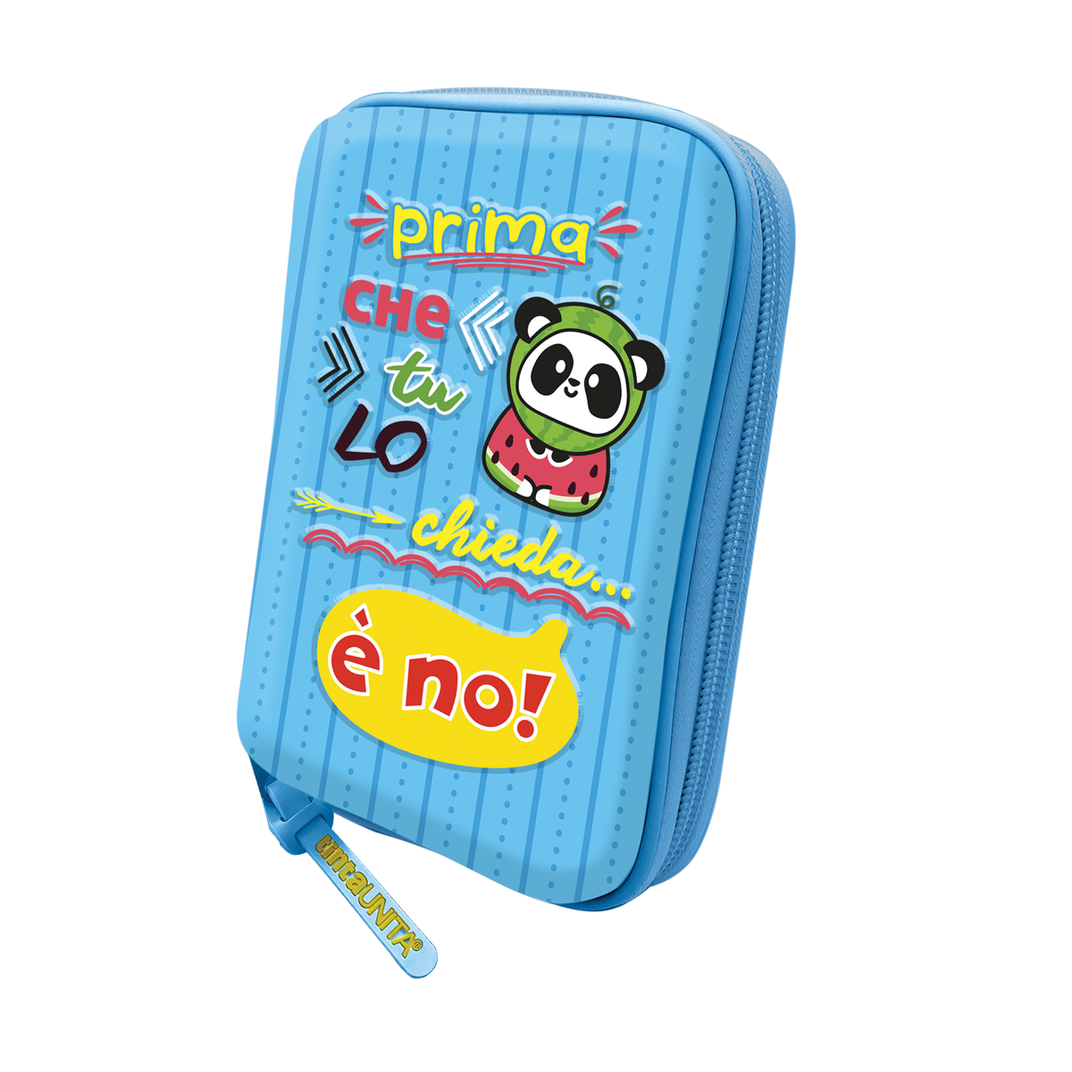 Astuccio One Time TINTA UNITA Zoo Azzurro