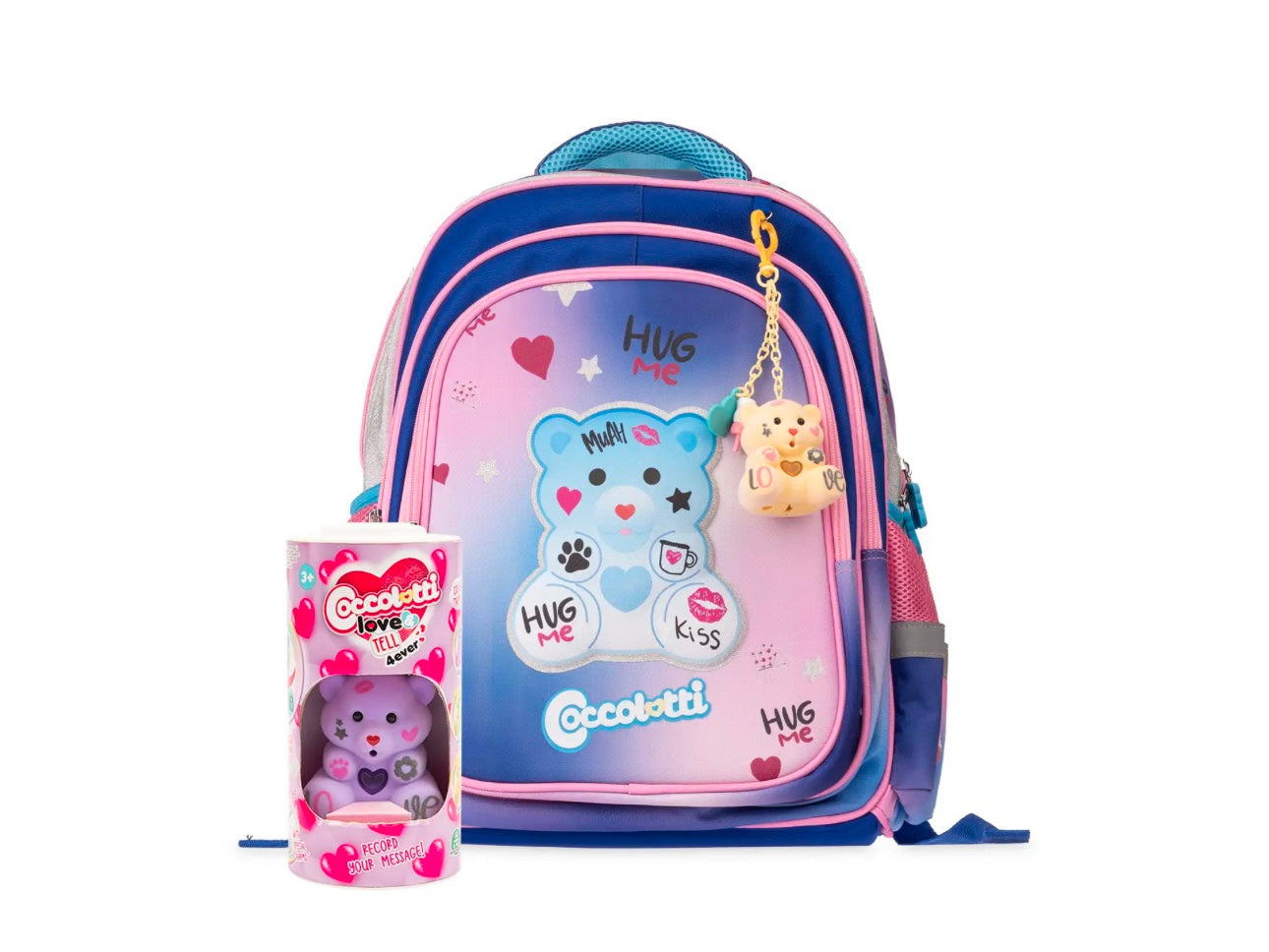 Zaino scuola Coccolotti con Coccolotto omaggio COLOURBOOK