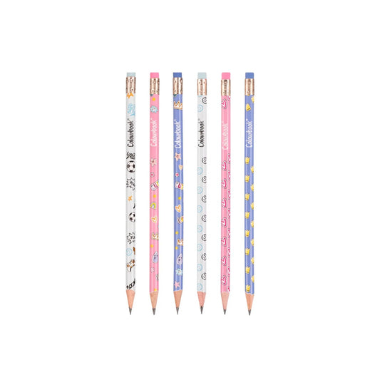 Matita HB con gomma Abstract