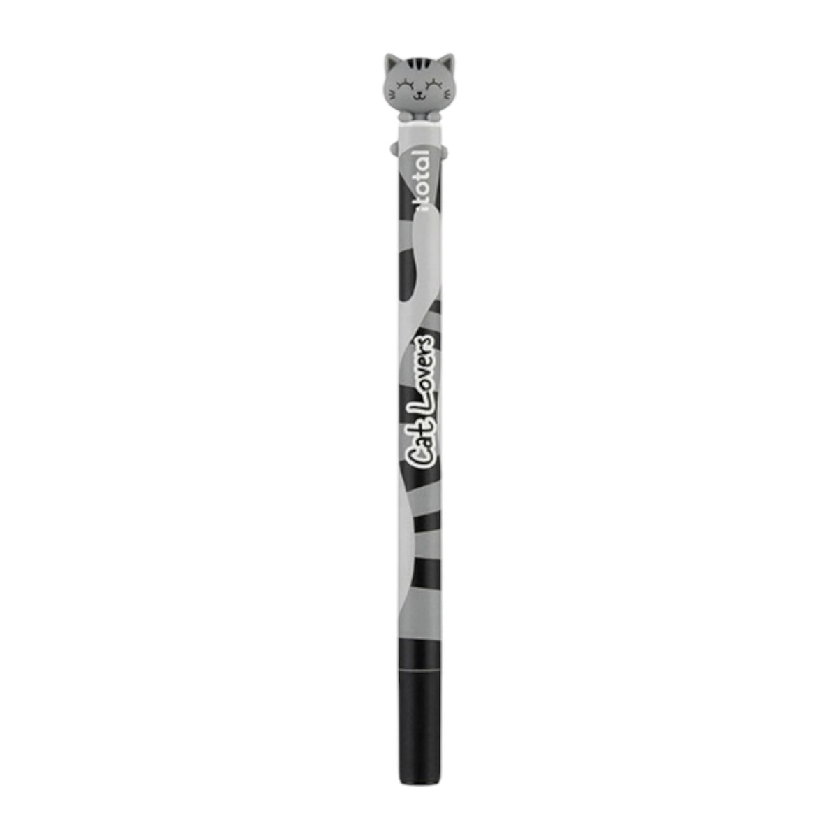 Penna Cancellabile Climby Gatto Grigio - Itotal
