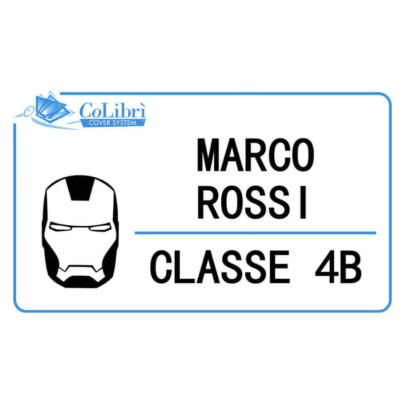 Set 20 Etichette Adesive Personalizzate con Nome - CoLibrì