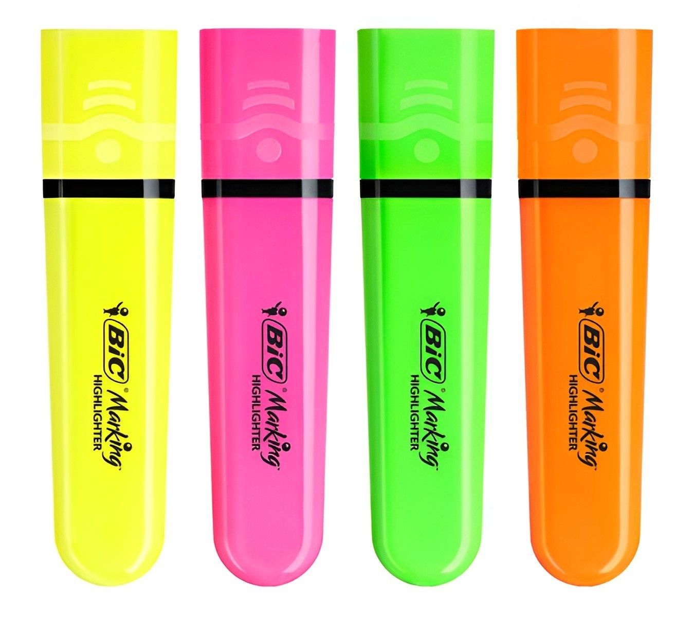 Set 4 Evidenziatori Flat BIC