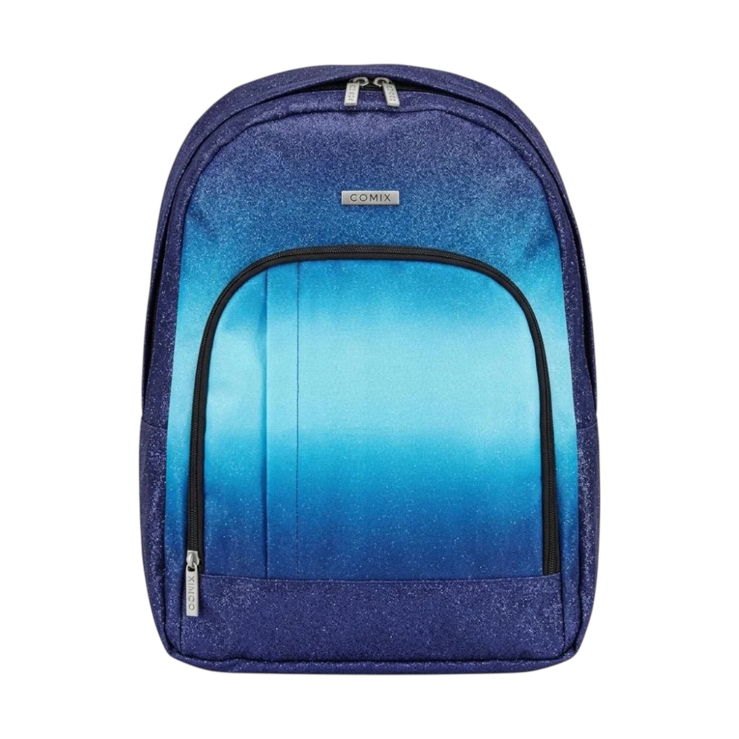 Zaino Organizzato Sfumato Glitter Blu - Comix