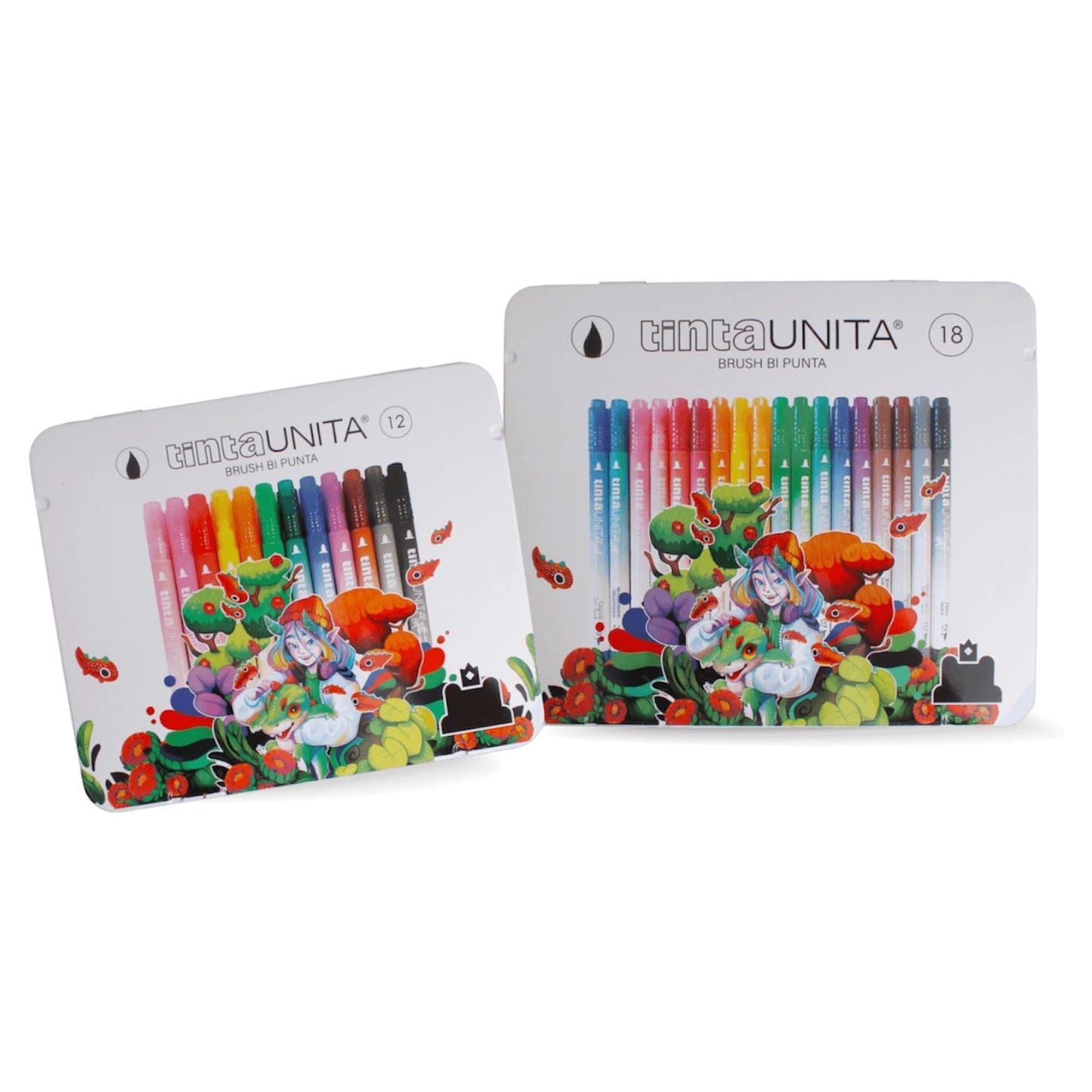 Metal Box Brush Fraffrog Special Edition - Tinta Unita