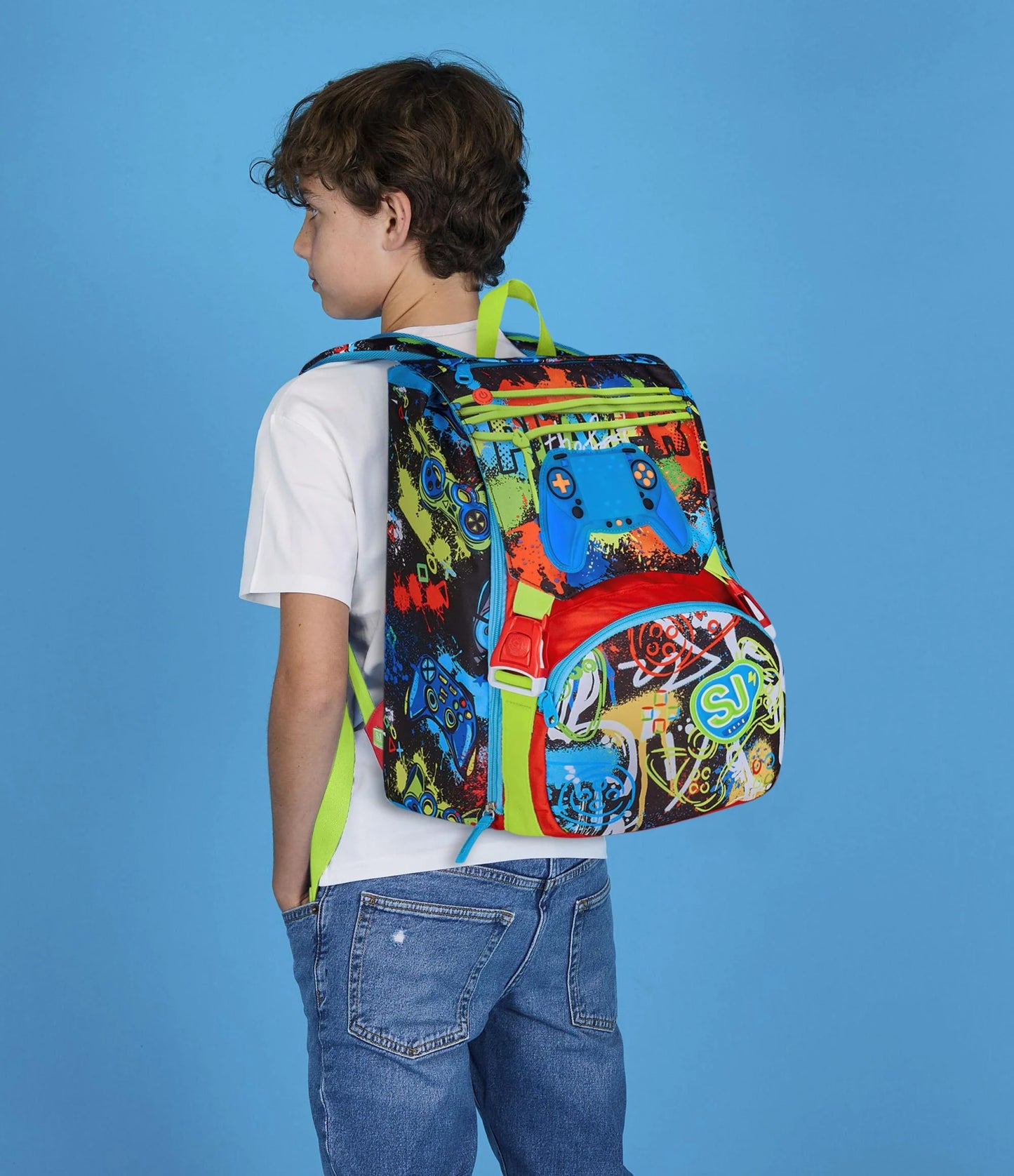 ZAINO SJ ESTENSIBILE BIG - GAME LED BOY