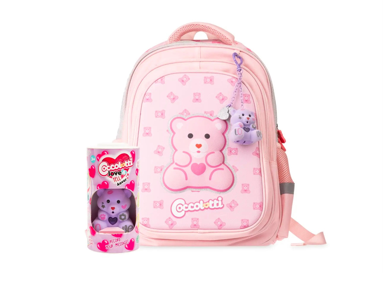 Zaino scuola Coccolotti con Coccolotto omaggio COLOURBOOK