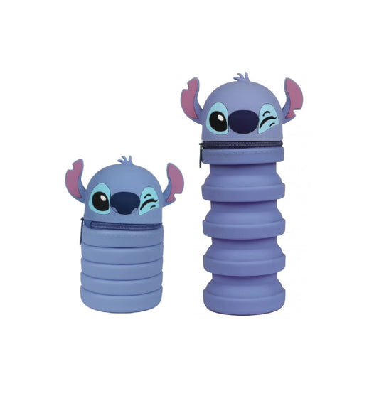 Astuccio Allungabile in Silicone Lilo & Stitch Azzurro