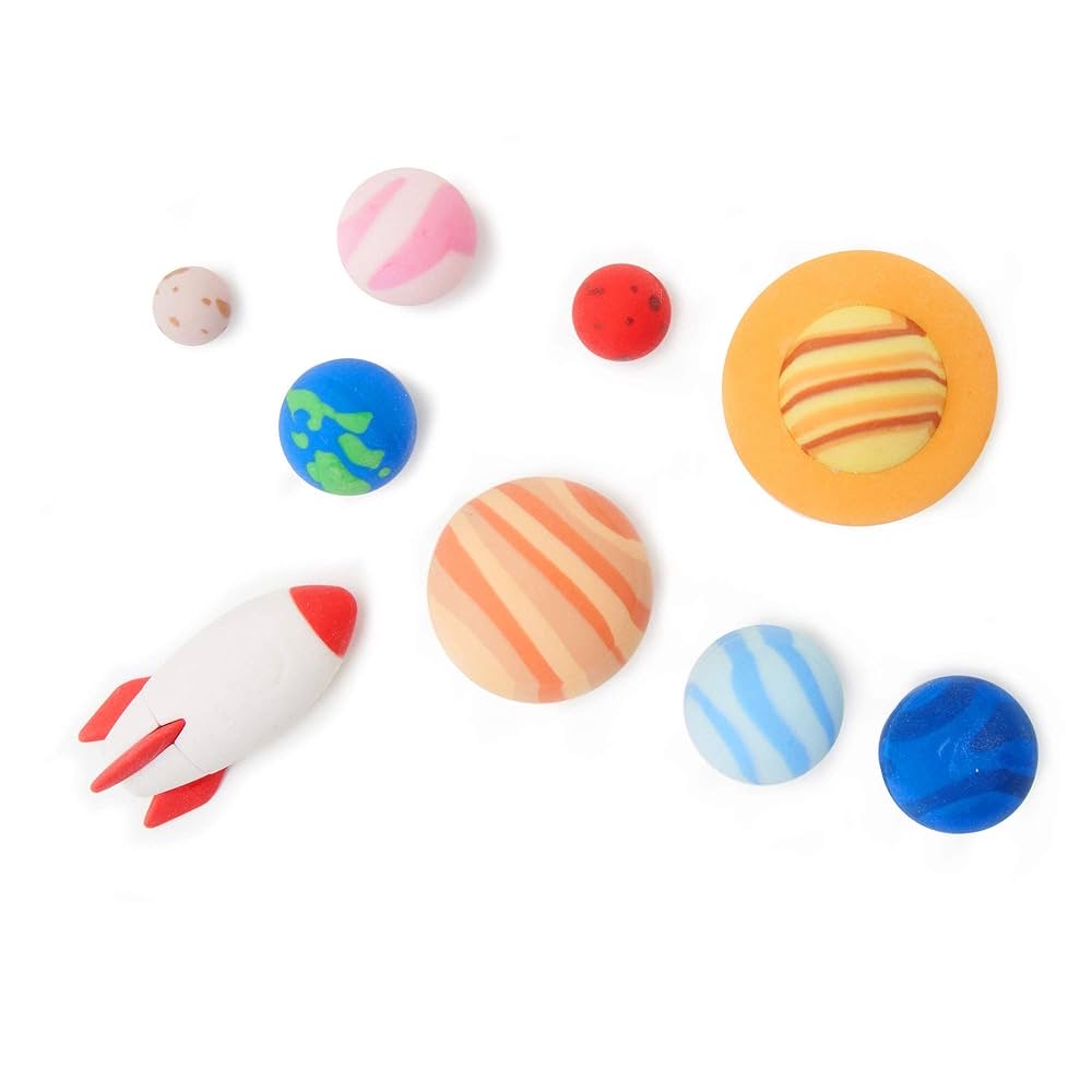 Solar System - Set di 9 Gomme LEGAMI