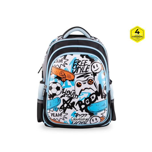 Zaino scuola Abstract Freestyle Graffiti Colourbook