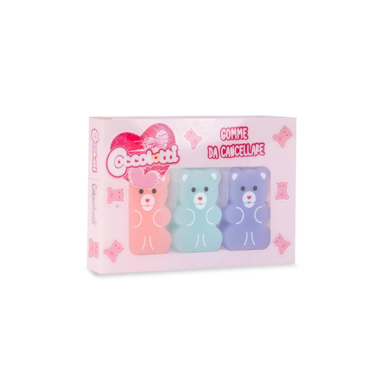 Set 3 gomme da cancellare Coccolotti Classic