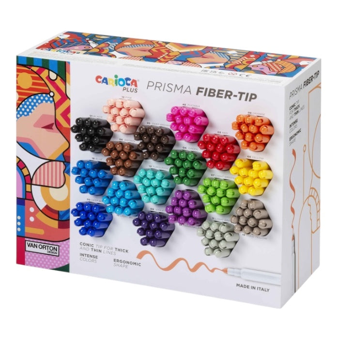 Pennarello Prisma Fiber Tip - Carioca Plus