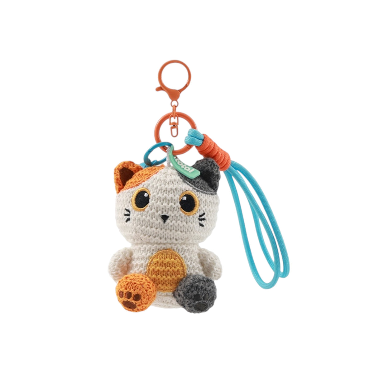 Portachiavi Crochet Gatto Arancio - Itotal